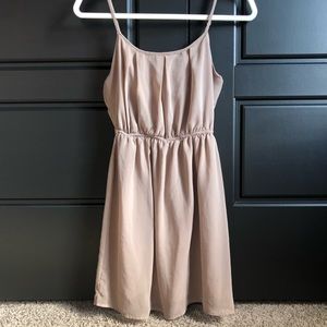 Tan Dress